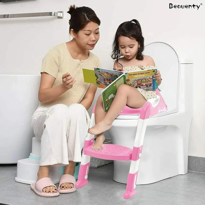 Baby Toilet Training Seat with Step Stool Ladder