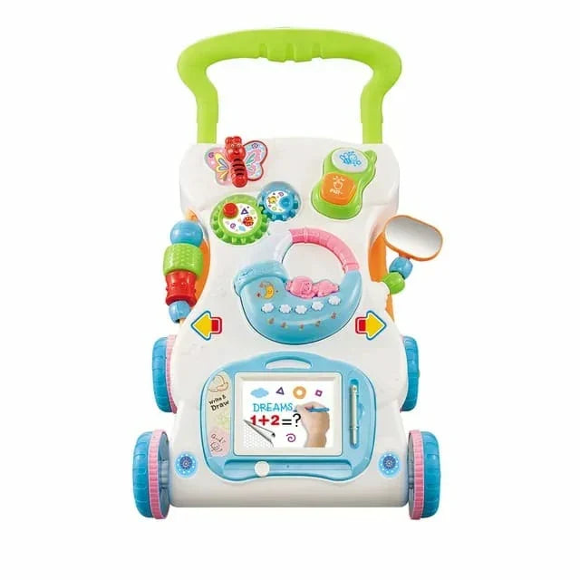 Interactive Sit-to-Stand Learning Walker with Drawing Board
