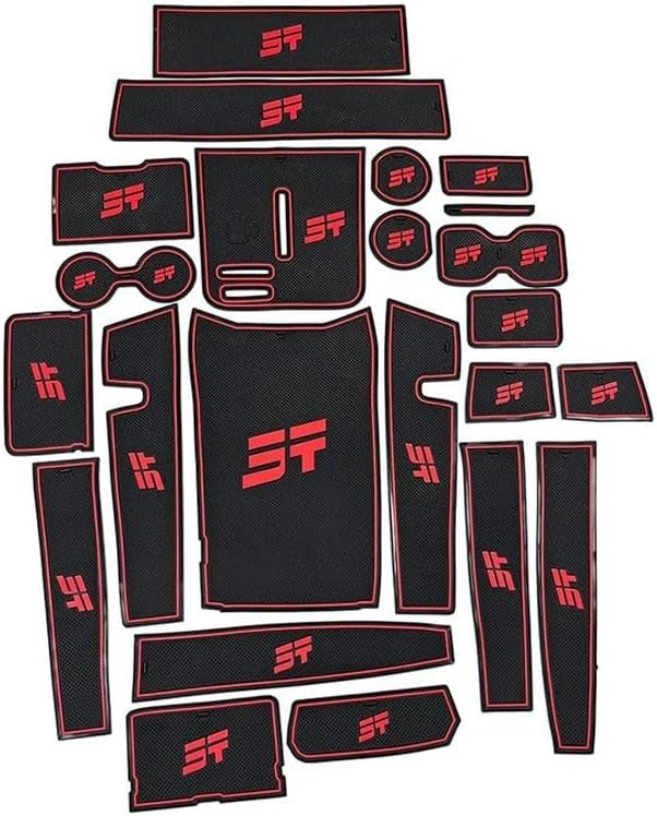 for Dodge Durango Accessories  (7 Seats Version) Center Console Liner Mat