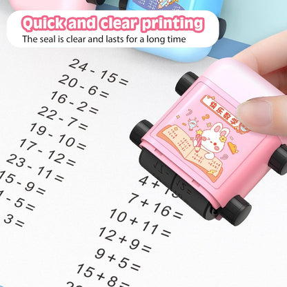 Reusable Math Roller Stamp