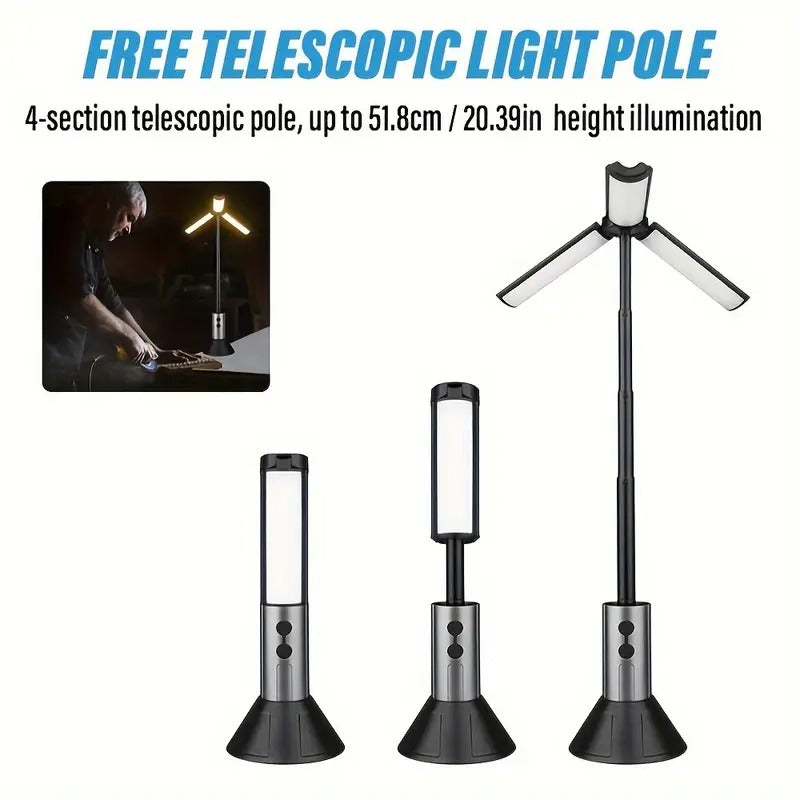 Multi-Functional Camping Telescopic Light