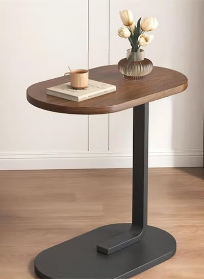 C Shaped Side Table for Sofa Couch