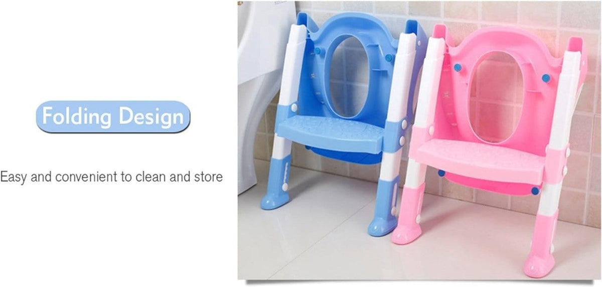 Kids Folding Toilet Seat With Ladder