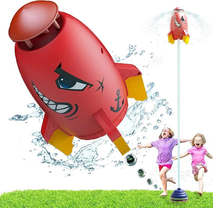 Splash Rocket Toys Rocket Launcher for Kids Outdoor Water Play Rocket