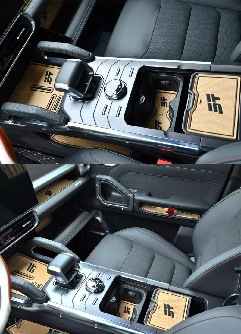 for Dodge Durango Accessories  (7 Seats Version) Center Console Liner Mat