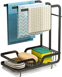 KITCHEN SINK CADDY SPONGE AND TOWEL HOLDER