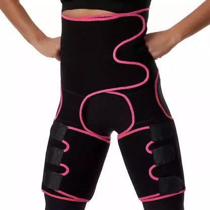 High Waist Trainer Thigh Trimmer, 3-in-1 Fitness Weight Butt Lifter
