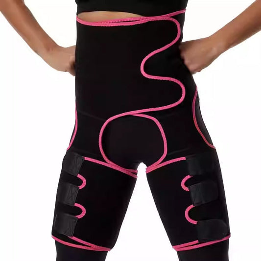 High Waist Trainer Thigh Trimmer, 3-in-1 Fitness Weight Butt Lifter