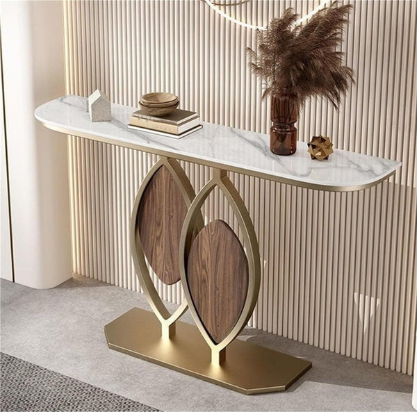 Original marble Console Table White Entryway Table