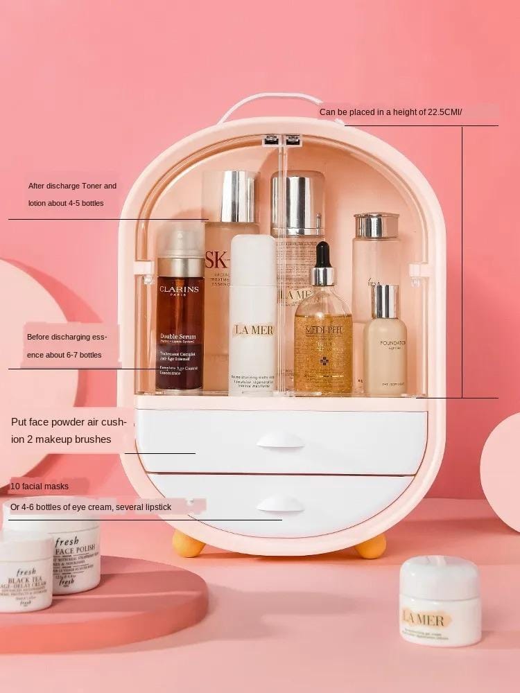 Makeup Organizer Storage Display Box with Drawers