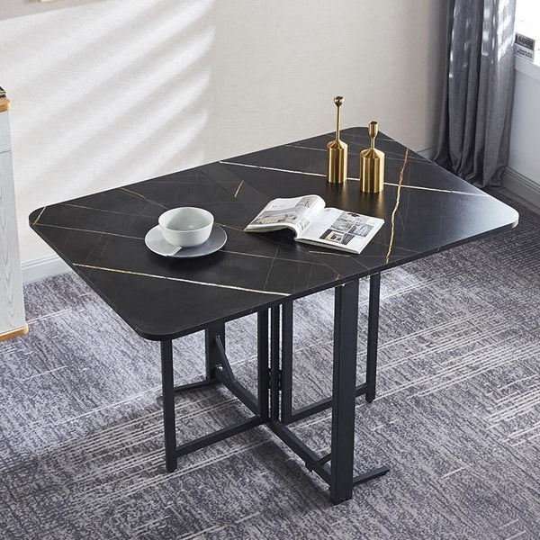 Modern Extendable Dining Table Foldable Drop Leaf Kitchen Table