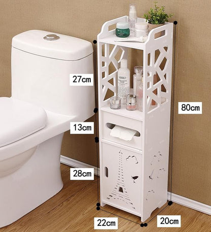 Versatile Universal Narrow Bathroom Cabinet