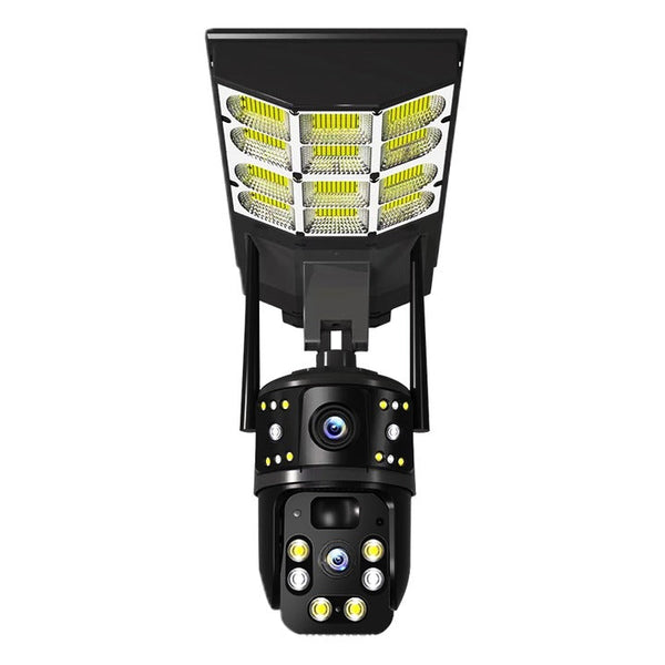 V380 Solar Light With 4g Dual Lens Camera
